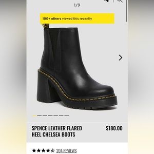 DOC DR. MARTEN SPENCE FLARE PLATFORM HEEL BOOT